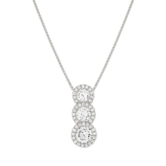 Collana Nomination Donna Seidivina in Argento Cubic Zirconia 241403/010 - 241403/010